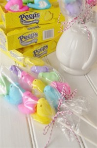 Easter Peeps on a Stick