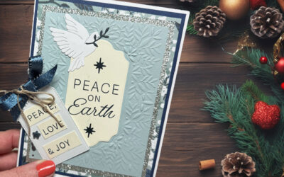 Peace on Earth Card with Tag